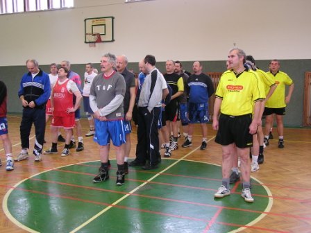 Nástup družstev veteránů