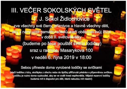 Noc sokolských světel 2019